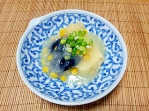 揚げ豆腐のみぞれがけ